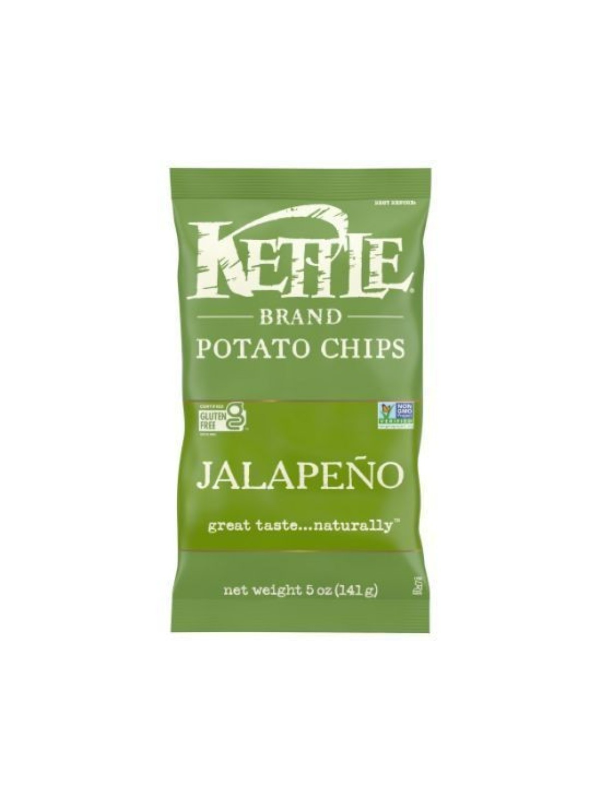 Order Kettle Brand Jalapeno Potato Chips (5 oz) food online from Stock-Up Mart store, Minneapolis on bringmethat.com