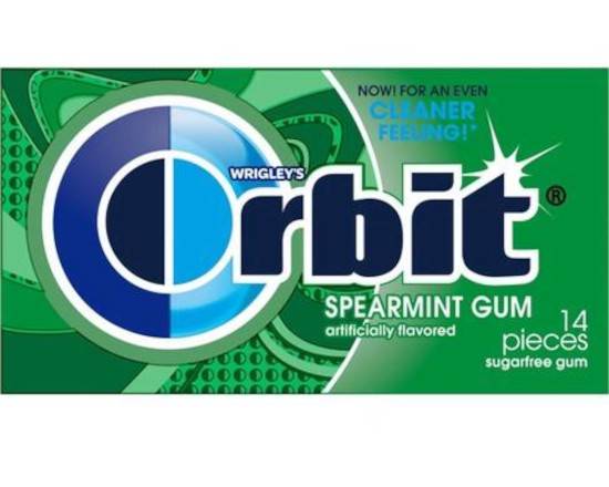 Order Orbit Spearmint Gum (14 Count) food online from Shell store, Gaithersburg on bringmethat.com