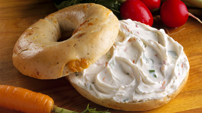 Order Cream Cheese Bagel food online from The Great American Bagel store, Morton Grove on bringmethat.com