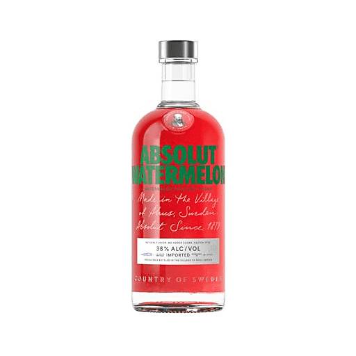 Order Absolut Watermelon Vodka (750 ML) 132792 food online from Bevmo! store, Simi Valley on bringmethat.com