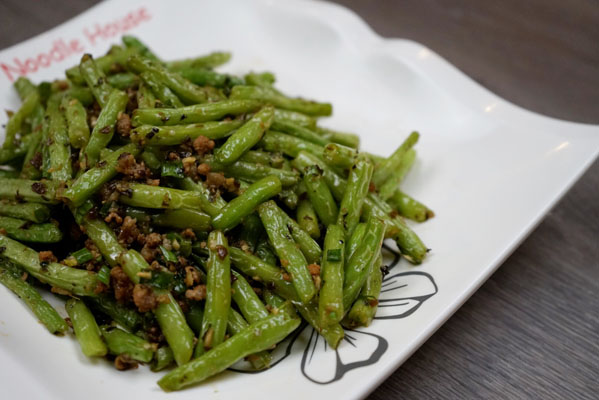 Order Dry Fried Green Bean with Minced Pork food online from Tiger Noodle House store, Houston on bringmethat.com