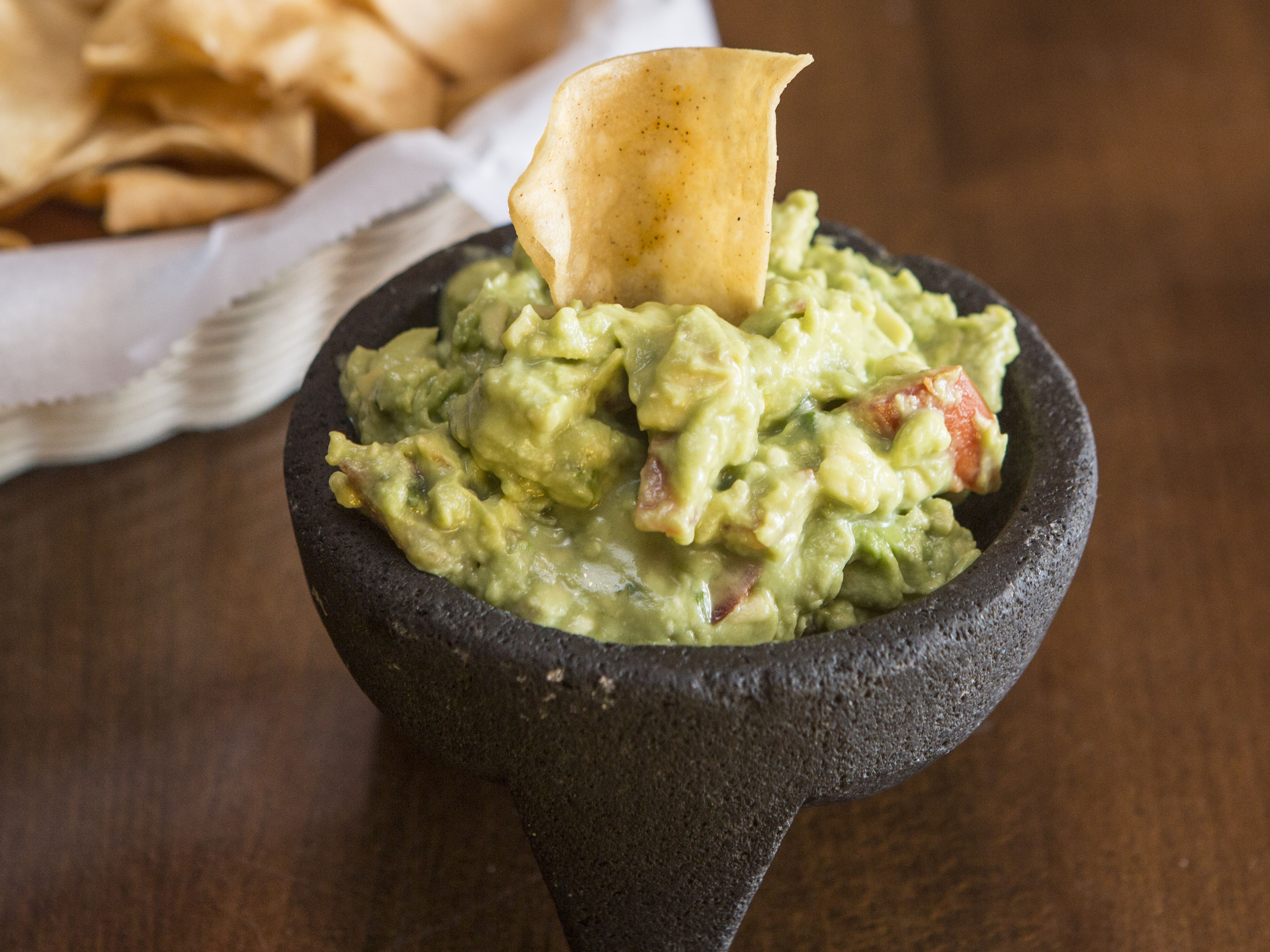 Order Guacamole and Chips food online from Xochitl Taqueria store, Brooklyn on bringmethat.com