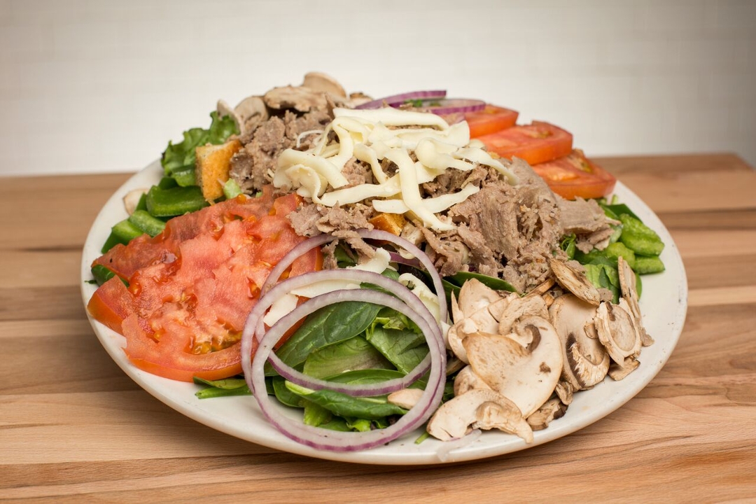 Order Nearly Pittsburgh Steak Salad food online from Slice On Broadway, Carnegie store, Pittsburgh on bringmethat.com