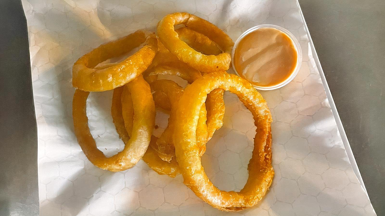 Order Onion Rings food online from Cafe Rosa store, Chicago on bringmethat.com