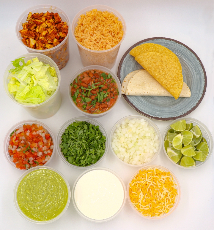 Order Family-Style Taco Bundle  (Serves 6-8) food online from Oscar Authentic Mexican Grill store, Olathe on bringmethat.com