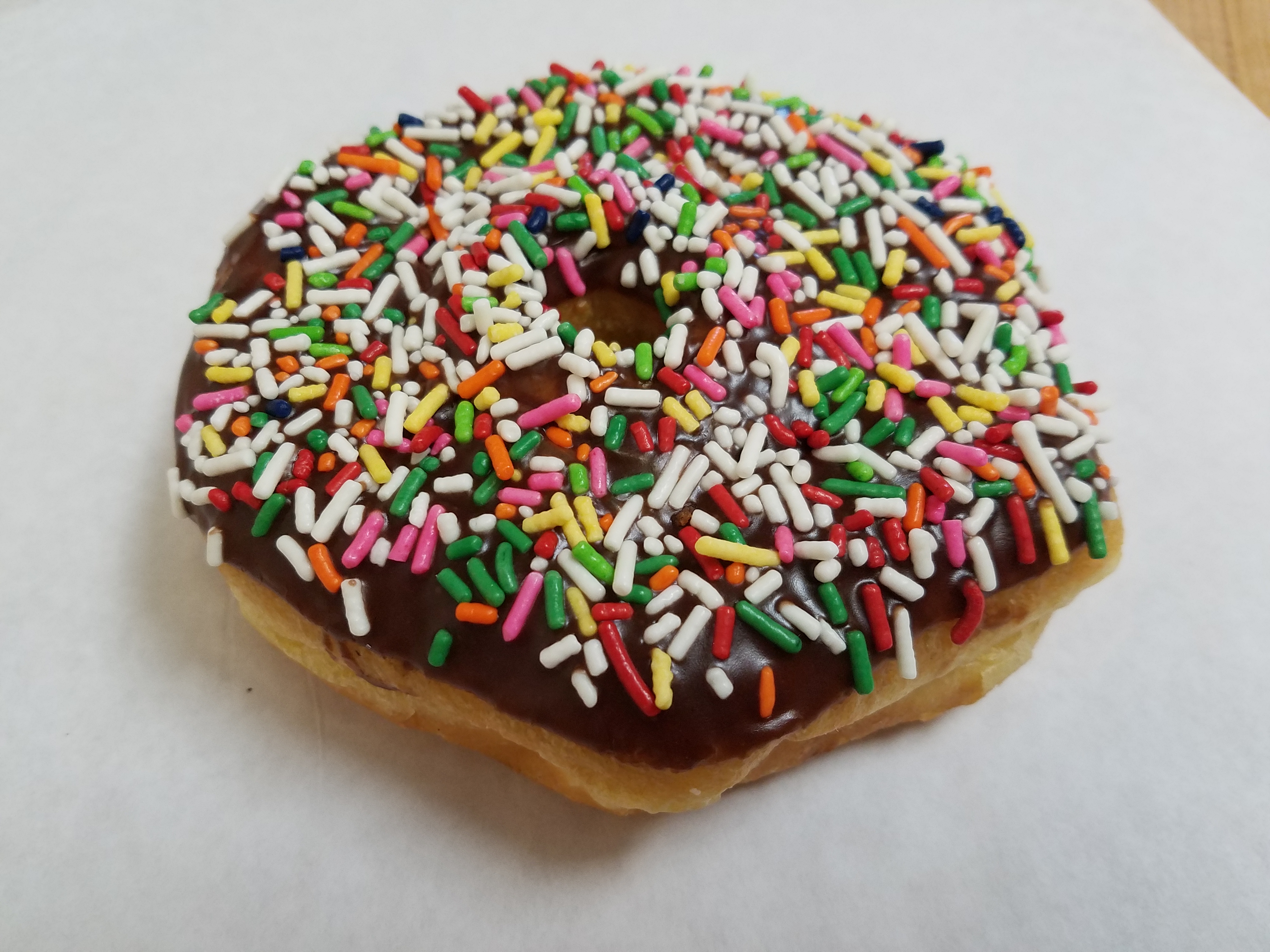 Order Chocolate sprinkle donut  food online from O Donuts store, Everett on bringmethat.com