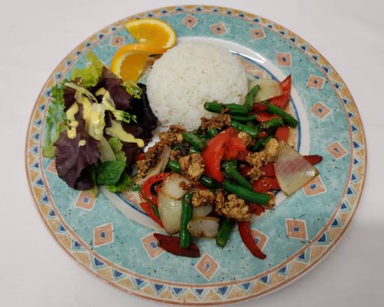 Order Pad Ka Pow food online from Bangkok Thai Express Restaurant store, San Rafael on bringmethat.com
