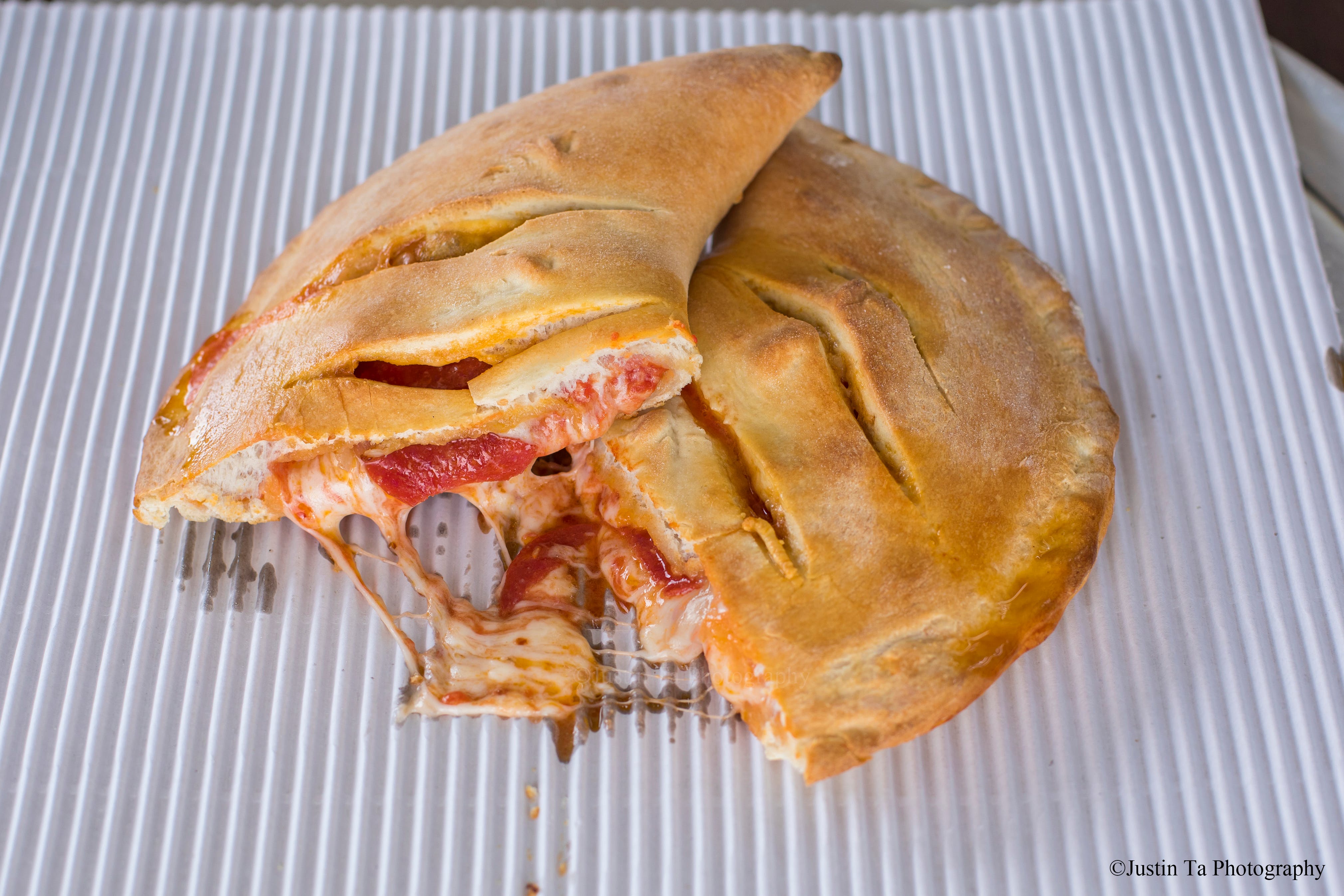 Order 14. Calzone - Small 10" food online from Red Pepper Pizza store, San Leandro on bringmethat.com