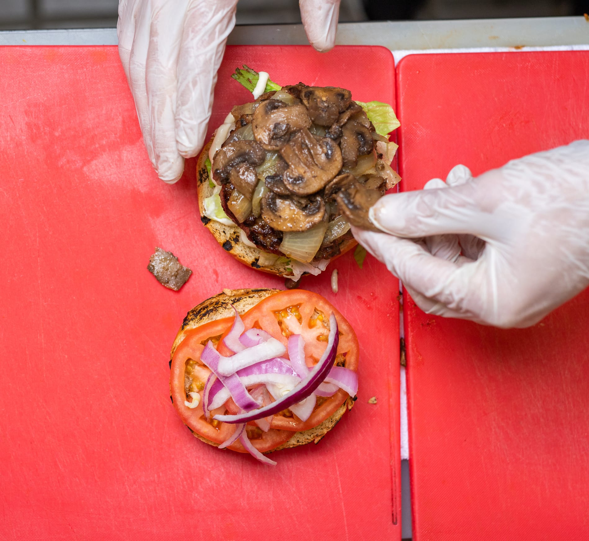 Order Shroom Burger food online from Dixie BBQ store, Brooklyn on bringmethat.com