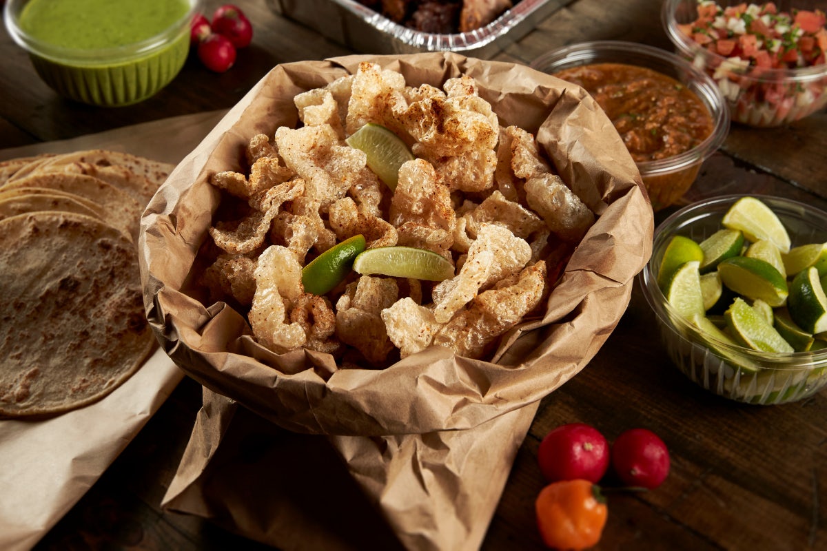 Order spicy chicharrones food online from Taco Bamba store, Arlington on bringmethat.com