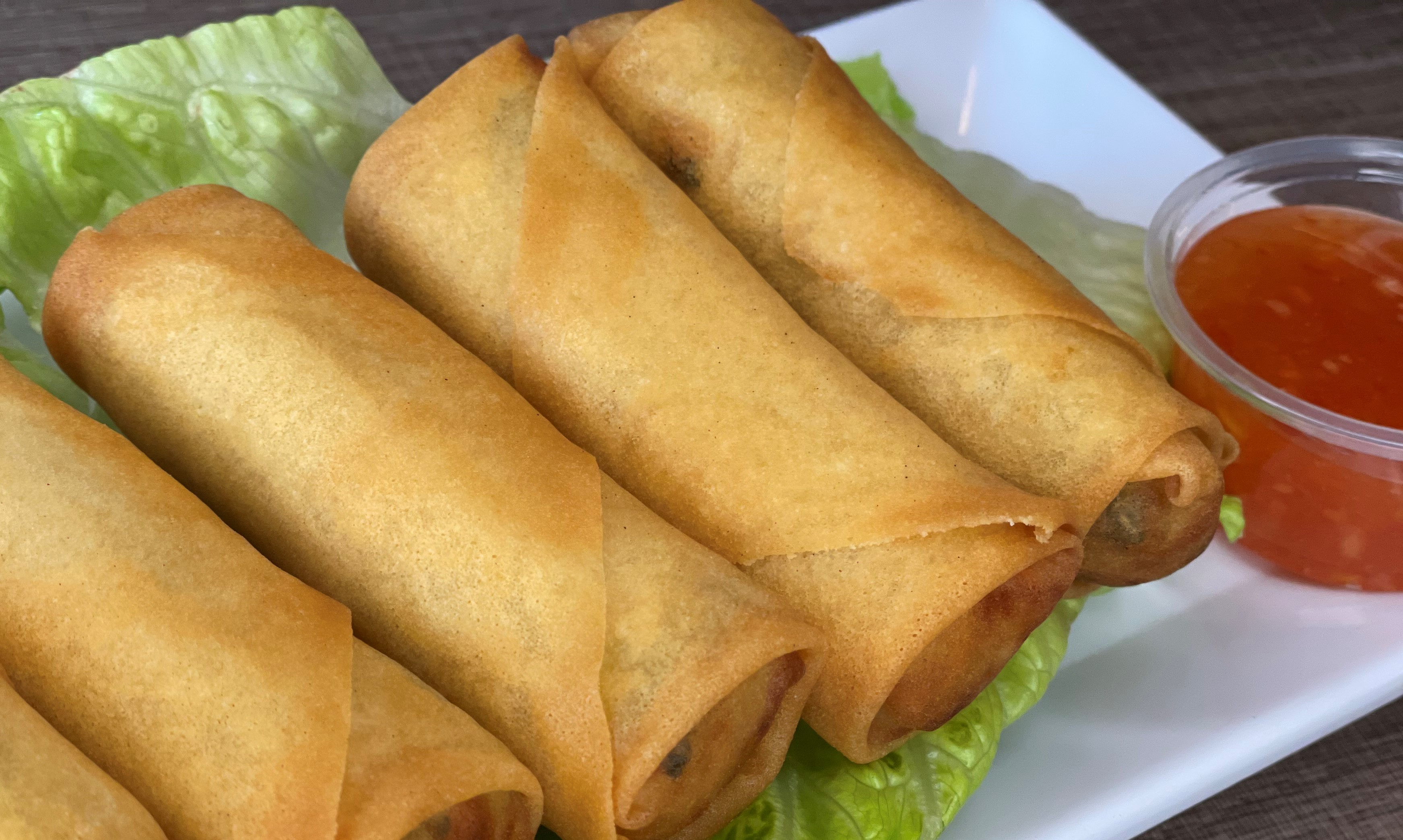 Order Spring Rolls (4 pcs) food online from Sizzle Mongolian Grill store, Chandler on bringmethat.com