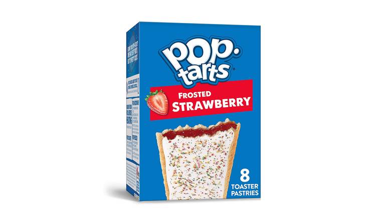 Order Kellogg'S Pop-Tarts Frosted Strawberry Toaster Pastries food online from Trumbull Mobil store, Trumbull on bringmethat.com