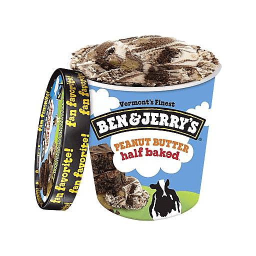 Order Ben & Jerry's Peanut Butter Half Baked (16 OZ) 40769 food online from BevMo! store, Greenbrae on bringmethat.com