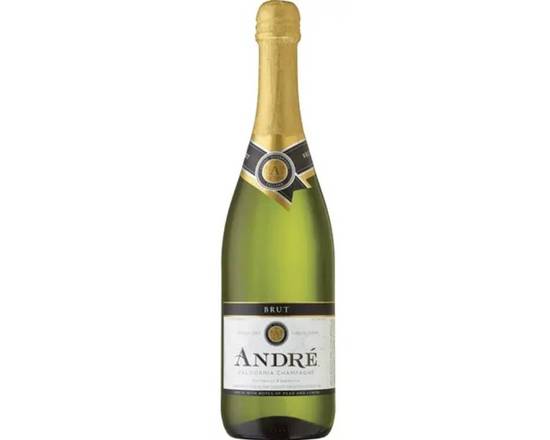 Order Andre Brut California Champagne 750 ml 9.5% food online from Pacific Liquor Market store, Bell Gardens on bringmethat.com