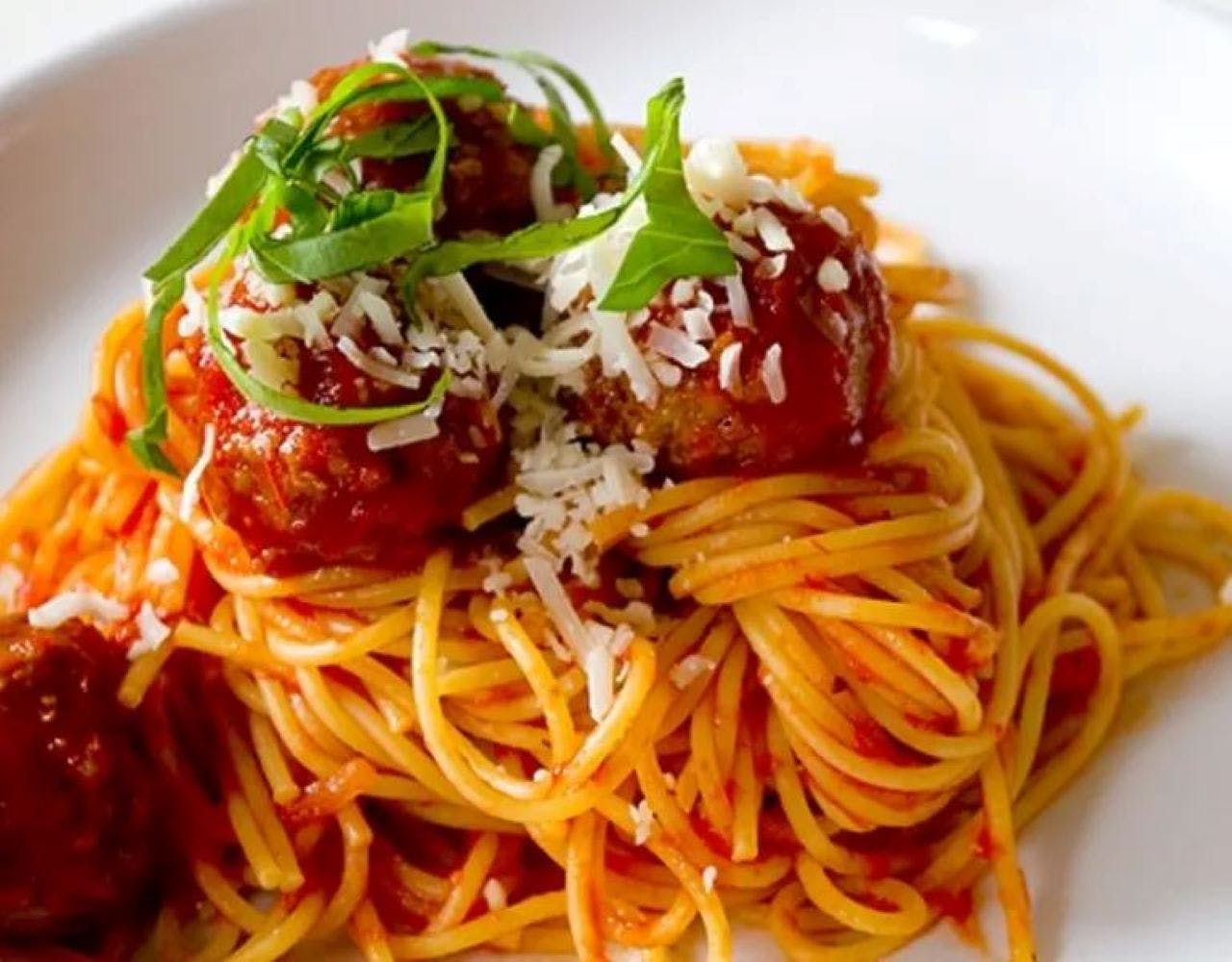 Order Spaghetti with Meatballs - Pasta food online from Slash pizza store, Glendale on bringmethat.com