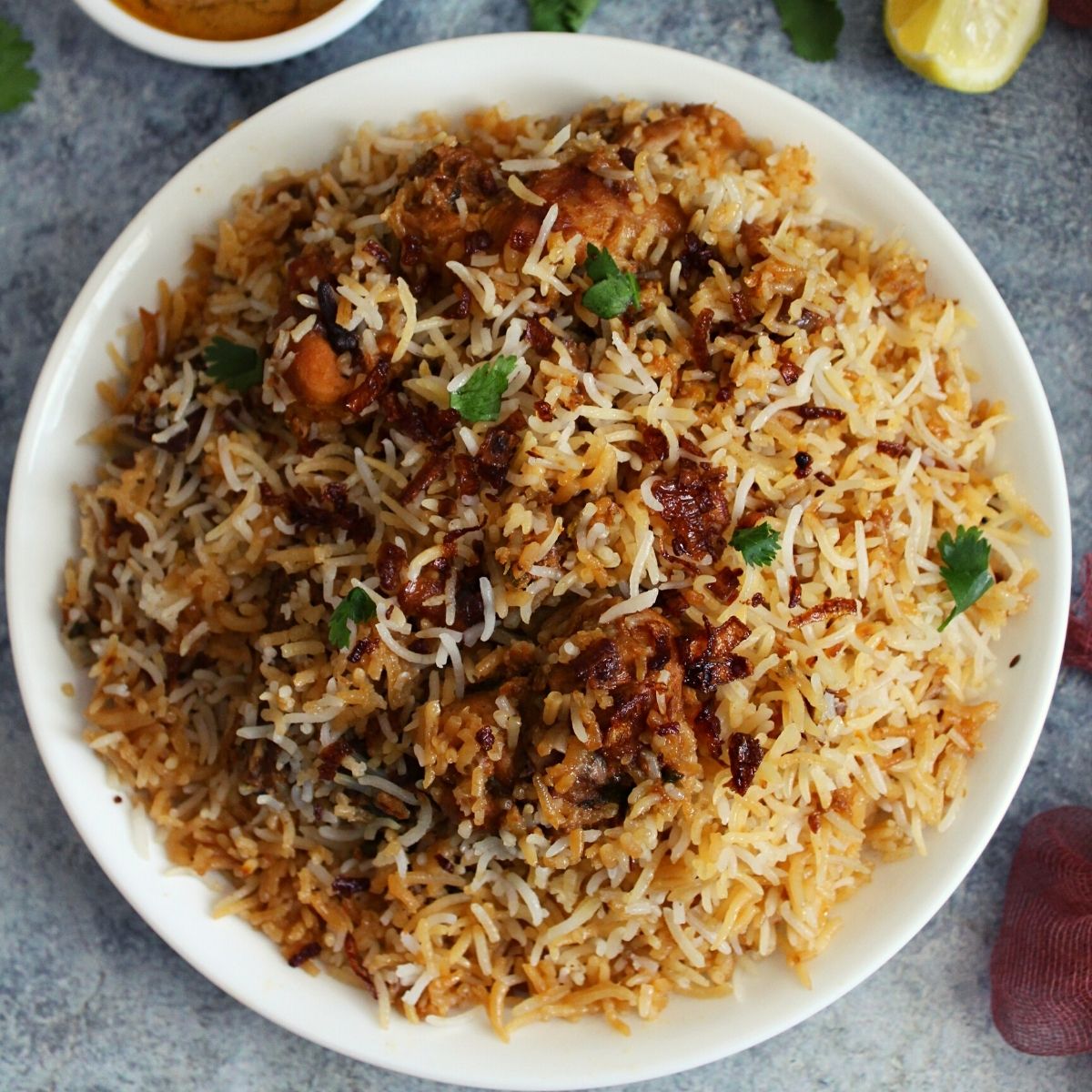 Order Luckhnowe Biryani - Vege food online from Spice Creations Fine Indian Kitchen store, Allen on bringmethat.com