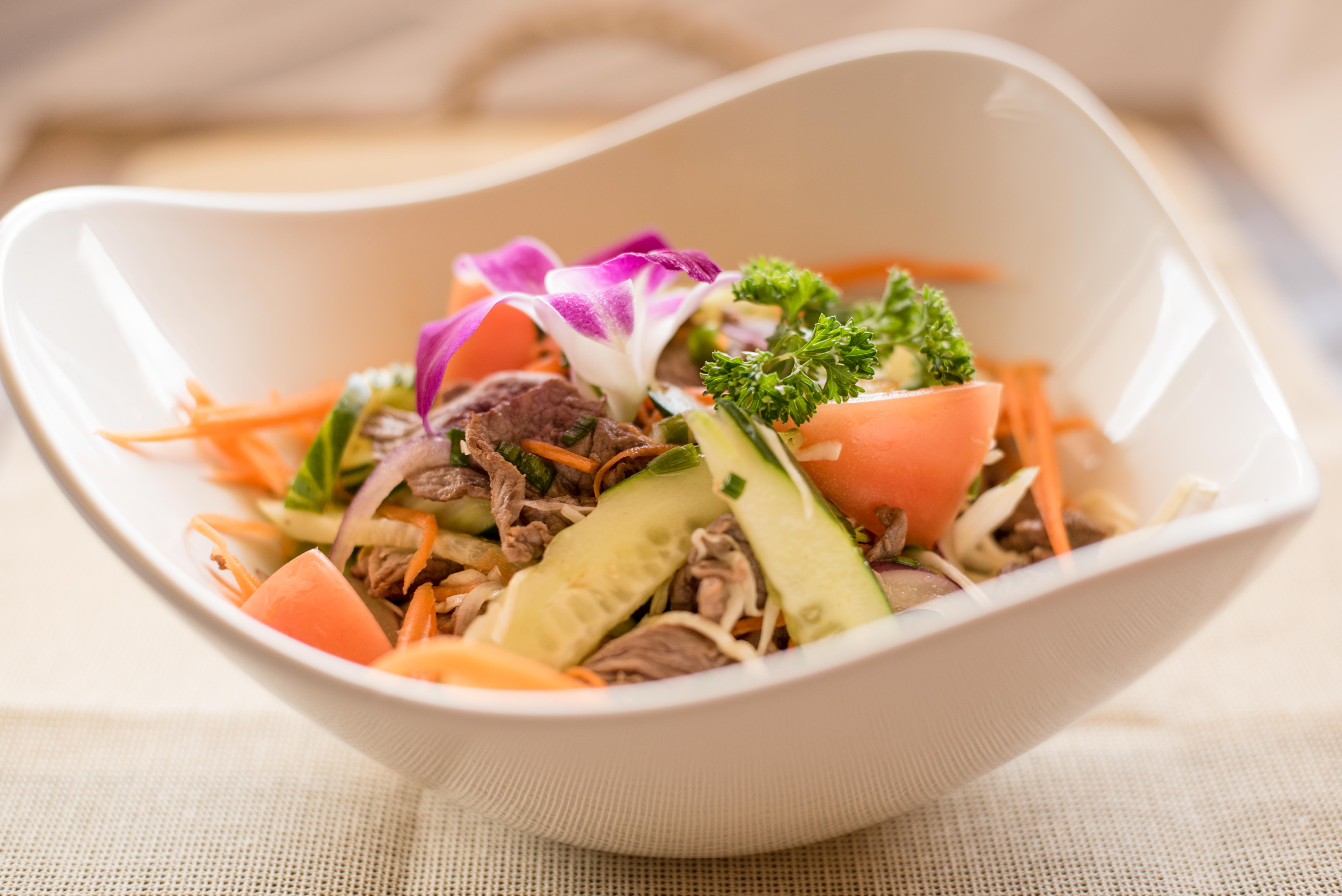 Order Beef Salad food online from Thai Jin store, Houston on bringmethat.com