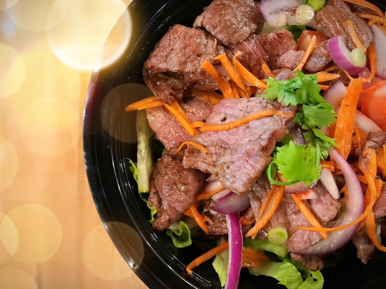 Order Beef Salad  food online from Bangkok Cafe store, Fredericksburg on bringmethat.com