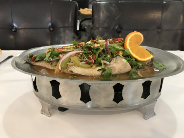 Order Whole Fish Tilapia food online from Thai Orchid Restaurant and Bar store, Houston on bringmethat.com