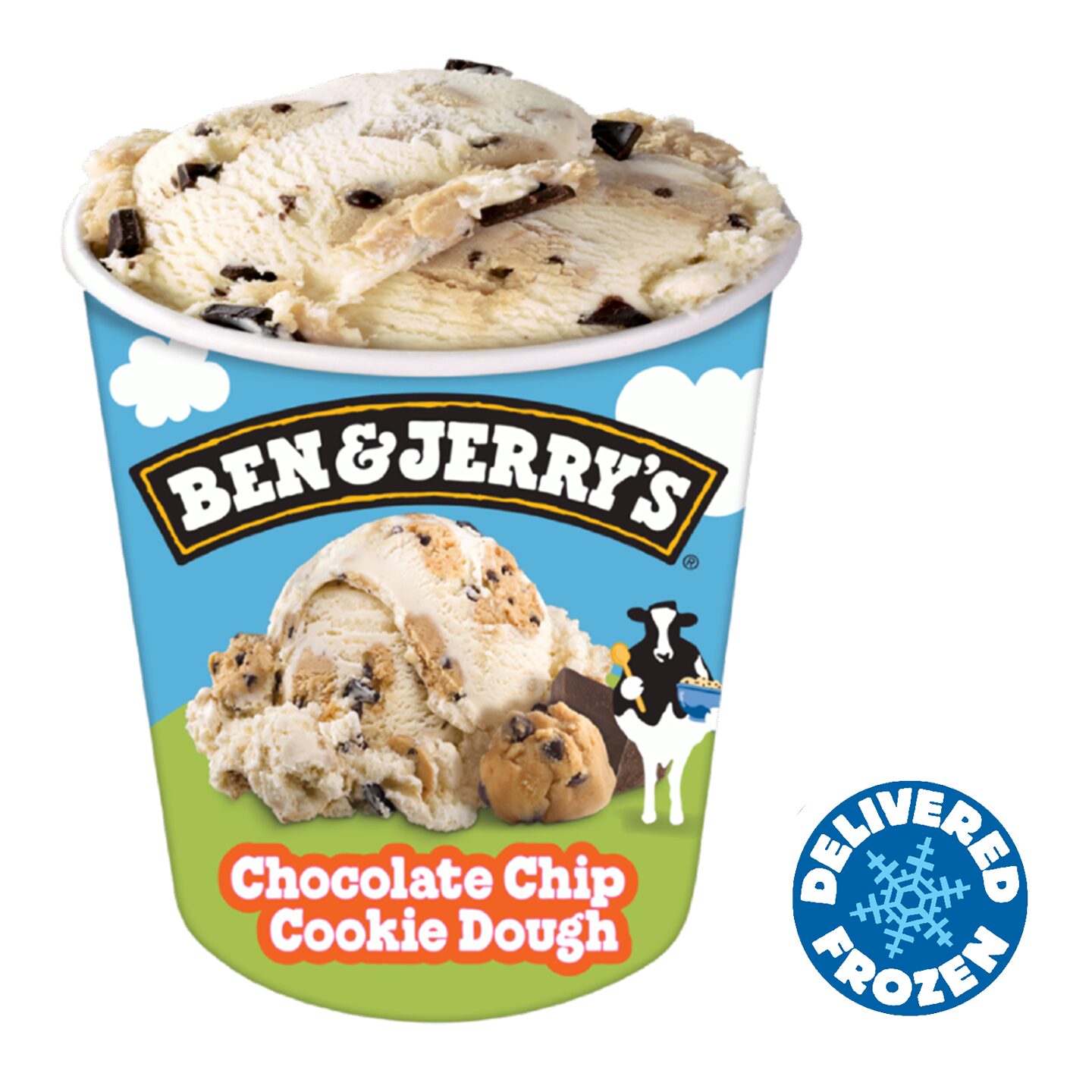 Order Ben & Jerry's Chocolate Chip Cookie Dough Pint food online from Sheetz store, Kernersville on bringmethat.com