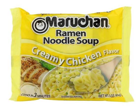 Order Maruchan Creamy Chicken Noodle Packets food online from Exxonmobil store, Dallas on bringmethat.com