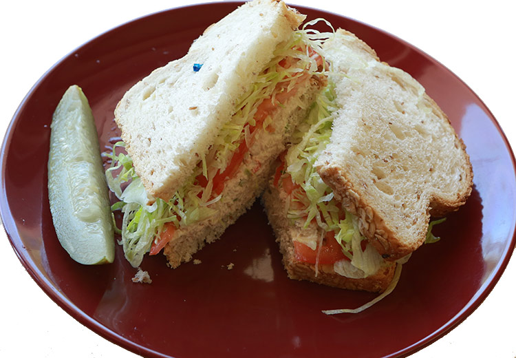 Order Tuna Salad Sandwich food online from Rossi Cafe & Deli store, Concord on bringmethat.com