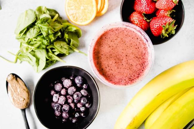 Order Balanced Smoothie food online from The Kitchen By Be Well store, Beverly Hills on bringmethat.com