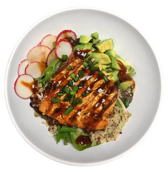 Order Thai Chili Salmon Bowl food online from Hightower Cafe store, Houston on bringmethat.com
