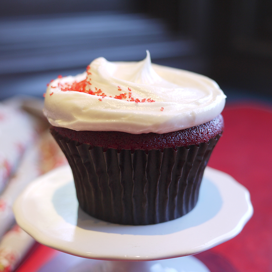 Order Red Velvet Cupcake food online from Big Sugar Bakeshop store, Los Angeles on bringmethat.com