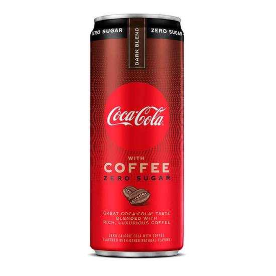 Order Coke With Coffee Dark Blend Zero Sugar food online from Deerings Market store, Traverse City on bringmethat.com