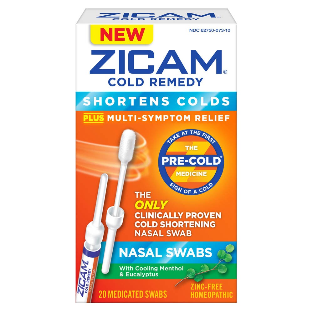 Order Zicam Adult Homeopathic Cold Remedy Nasal Swabs - 20 ct food online from Rite Aid store, Aston on bringmethat.com