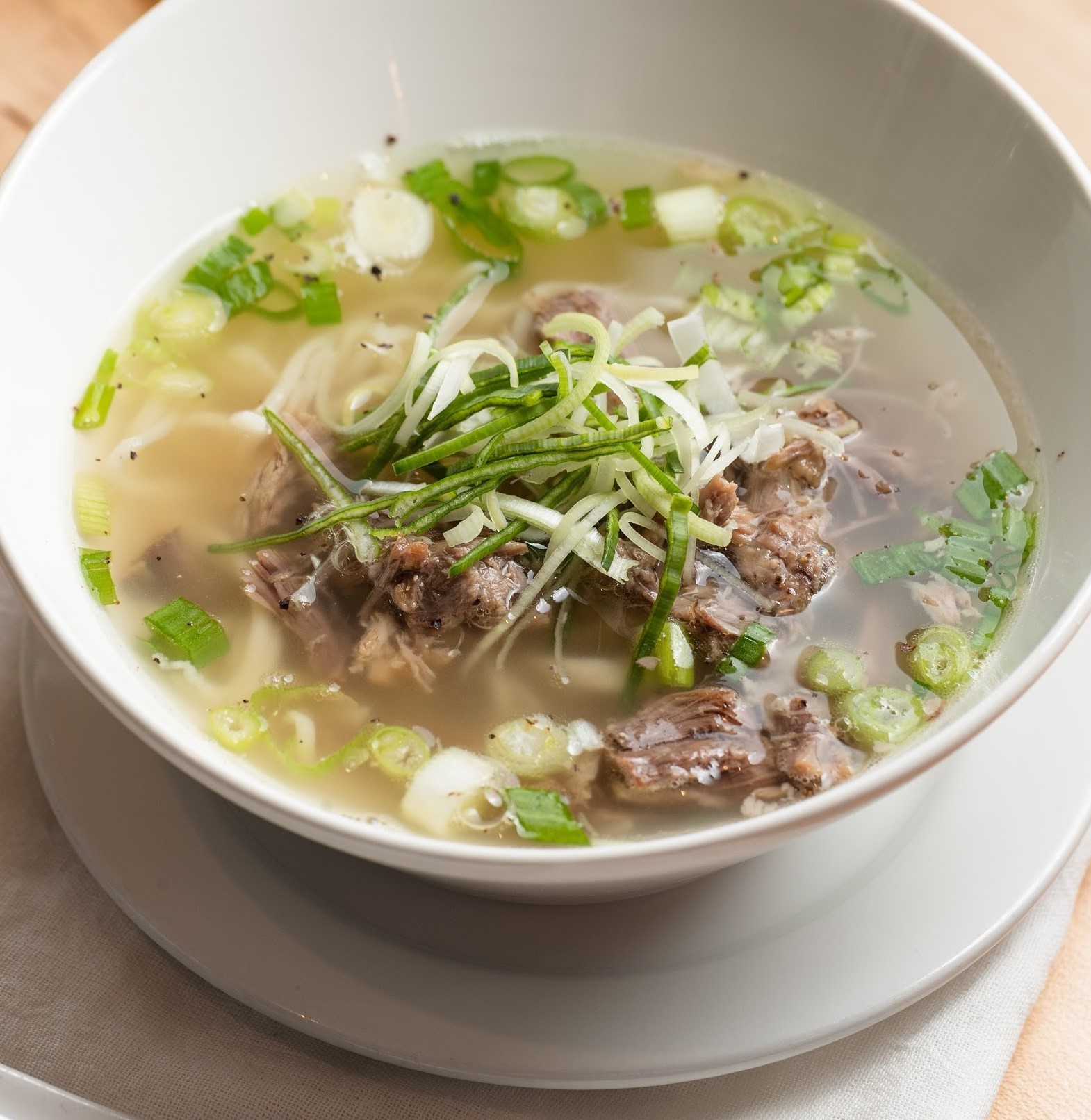 Order oxtail beef noodle soup food online from Dan Modern Chinese store, Playa Vista on bringmethat.com