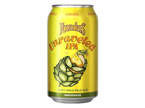 Order Founders Unraveled IPA - 6x 12oz Cans food online from Wine Expo store, Santa Monica on bringmethat.com