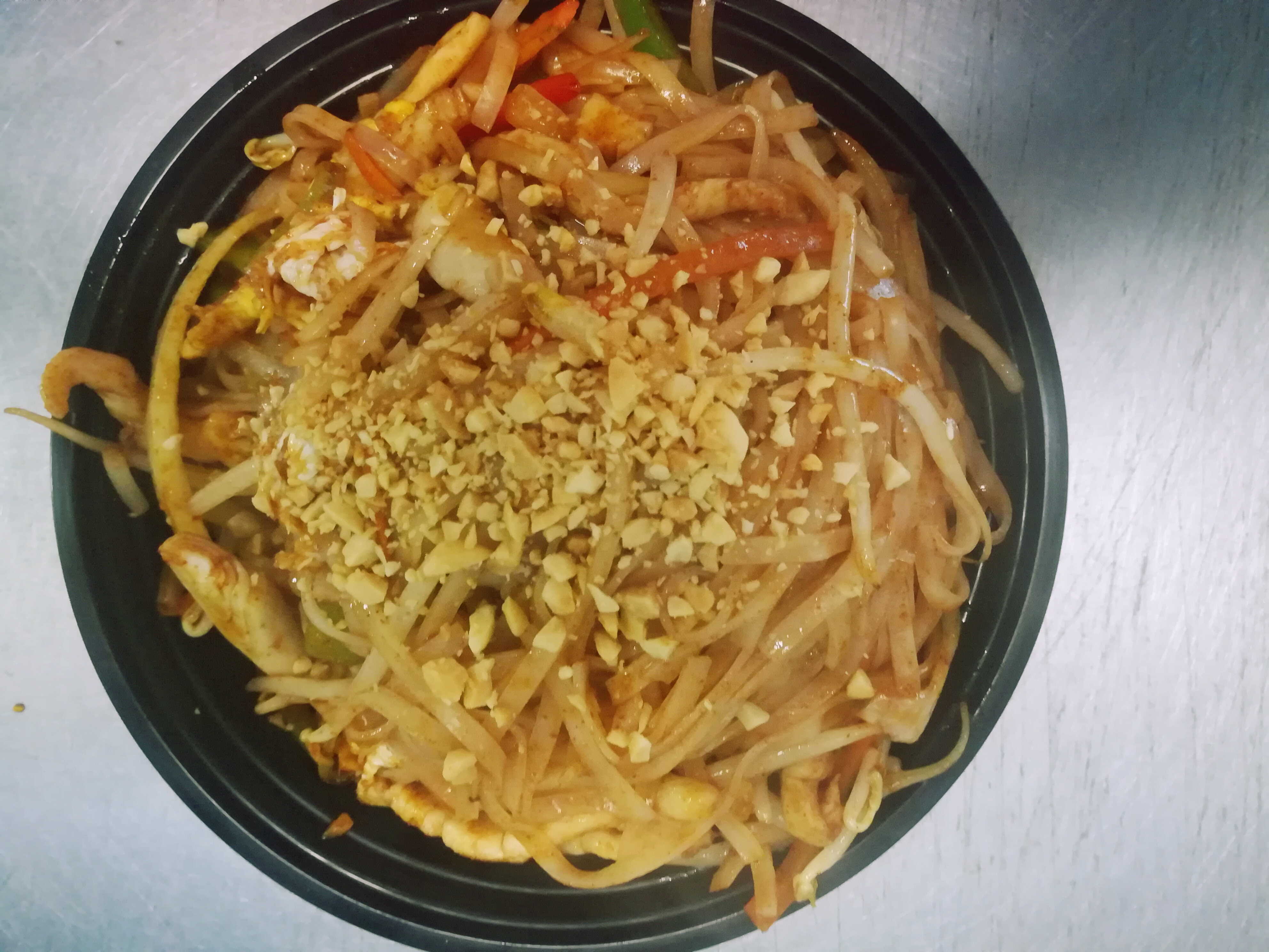 Order Chicken Pad Thai Noodle food online from Canton Wok store, Pawtucket on bringmethat.com