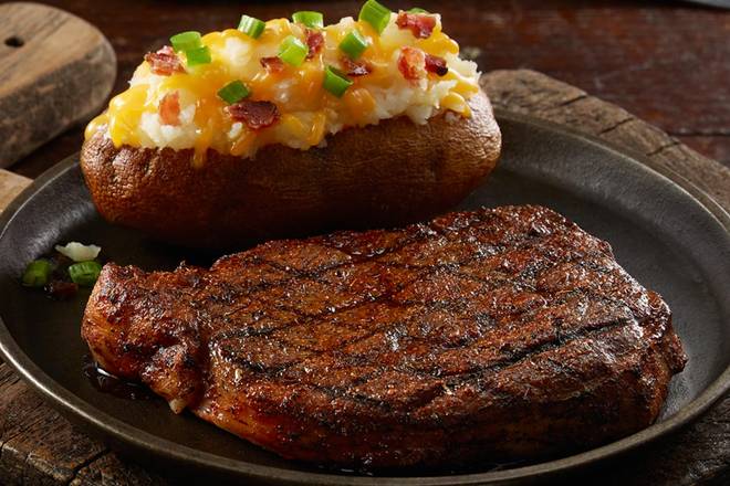 Order BLACKENED RIBEYE* food online from 54th Street Restaurant & Drafthouse - store, The Colony on bringmethat.com