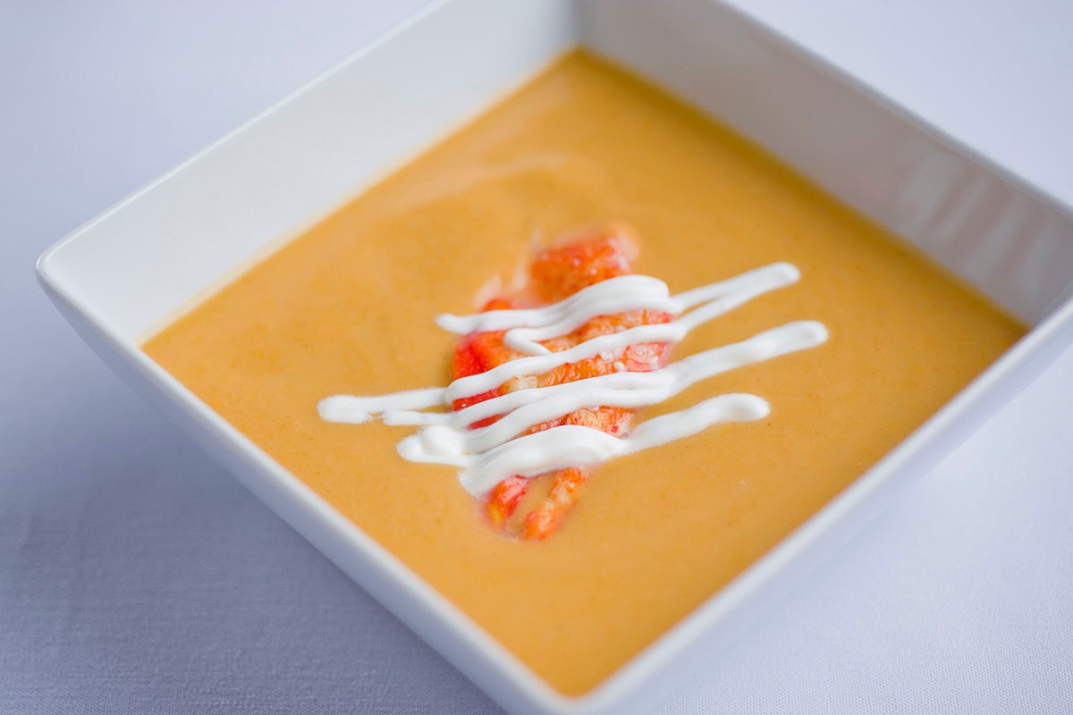 Order SHRIMP & LOBSTER BISQUE - CUP food online from Sullivan's store, Anchorage on bringmethat.com