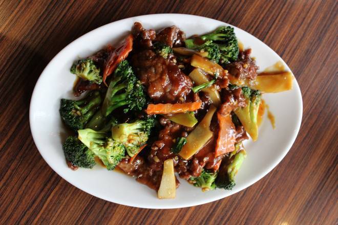 Order Beef with Broccoli food online from House Of Lu store, Marietta on bringmethat.com