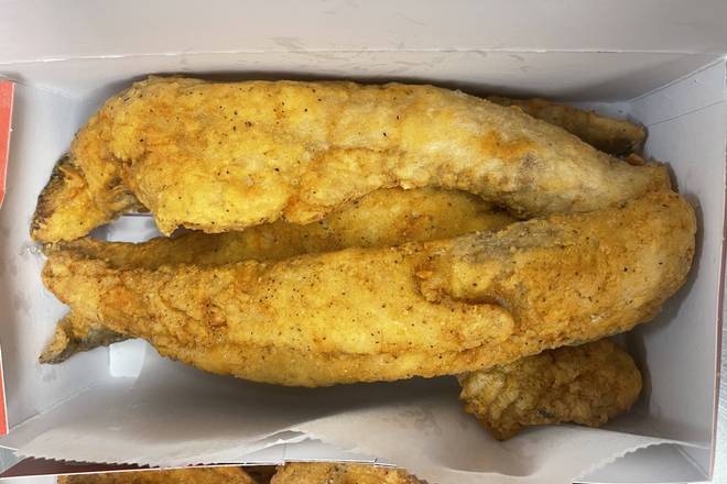 Order Whiting Fish Only (2 pcs) food online from Kennedy Fried Chicken store, Monticello on bringmethat.com