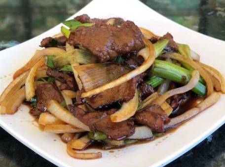 Order Beef with Scallions food online from Fortune China store, Garfield on bringmethat.com