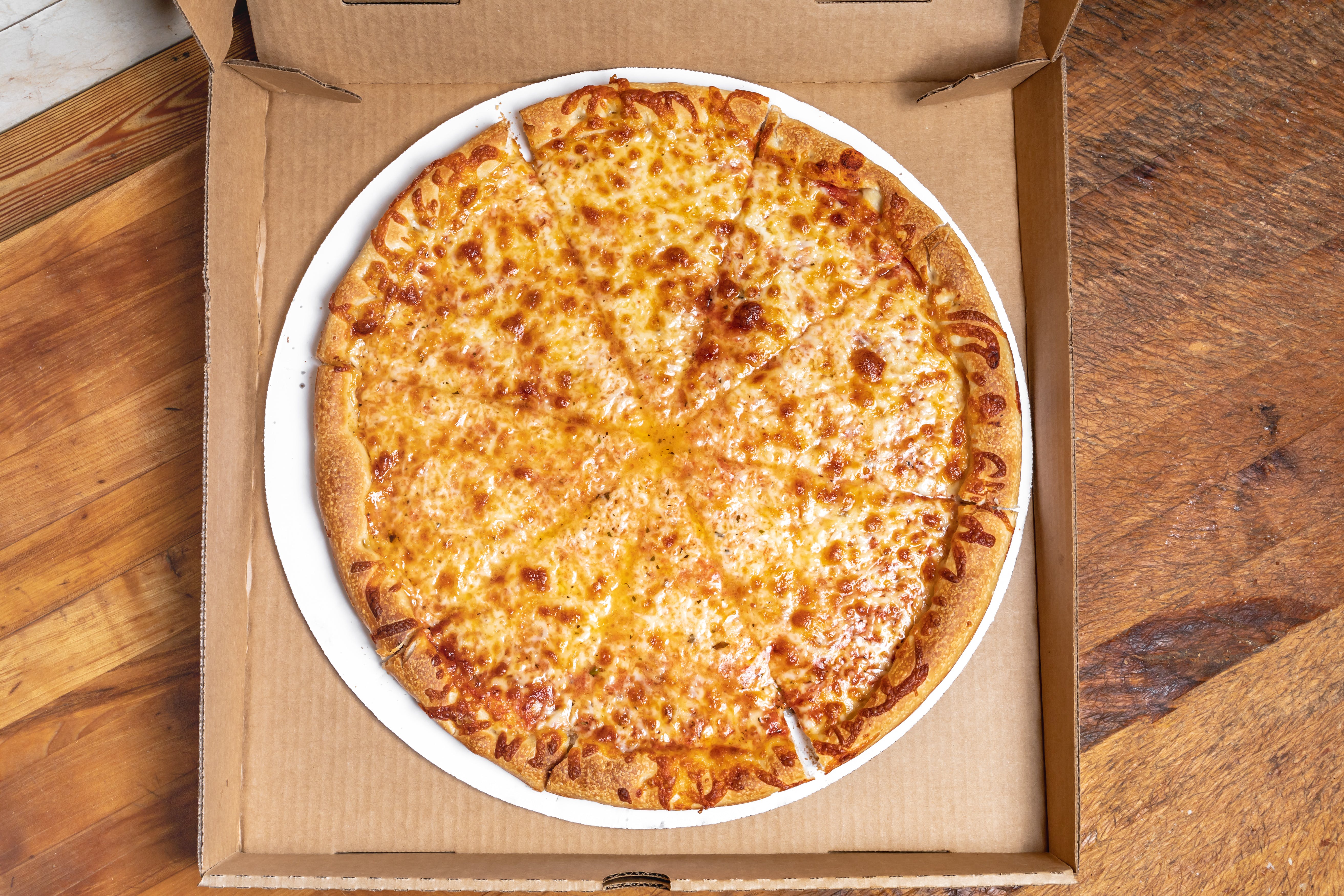 Order Cheese Pizza - Small 10'' food online from Garden Pizza store, Milford on bringmethat.com
