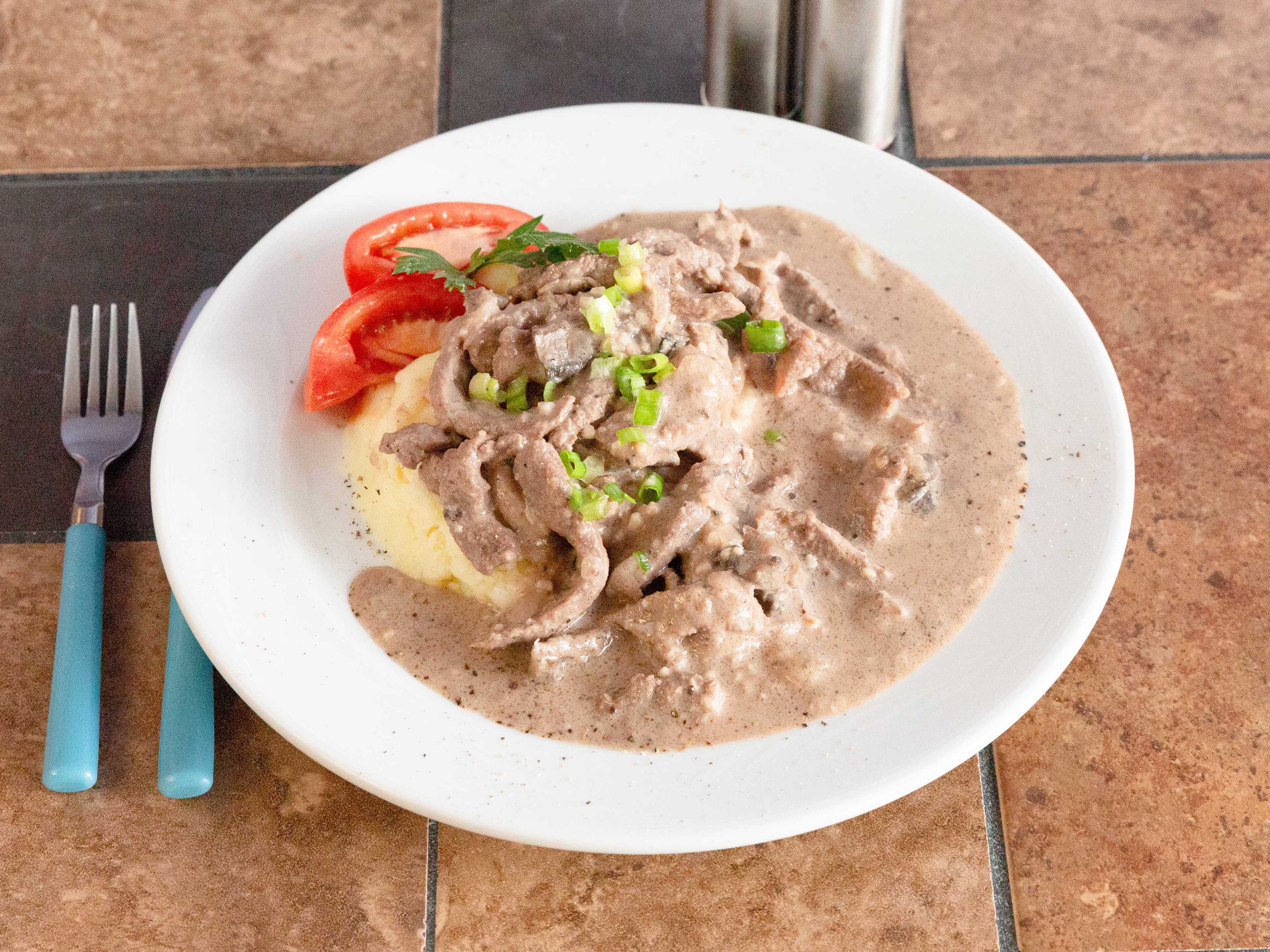 Order Beef Stroganov food online from Masha and the Bear store, Aurora on bringmethat.com
