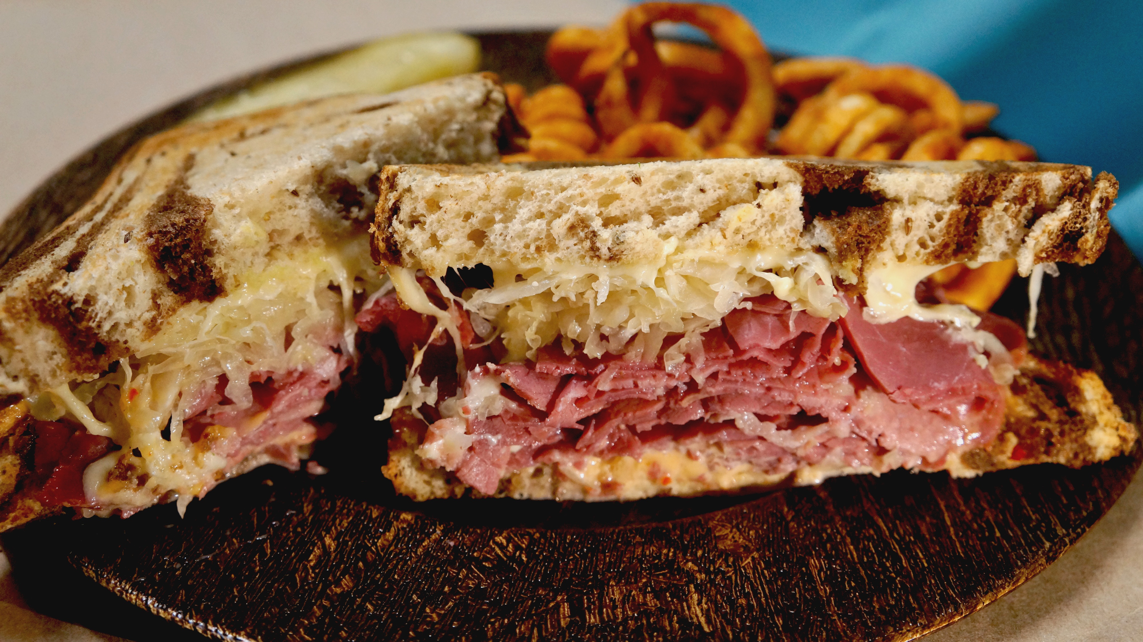 Order Reuben Sandwich food online from Breaking Bread Catering & Deli store, Cary on bringmethat.com