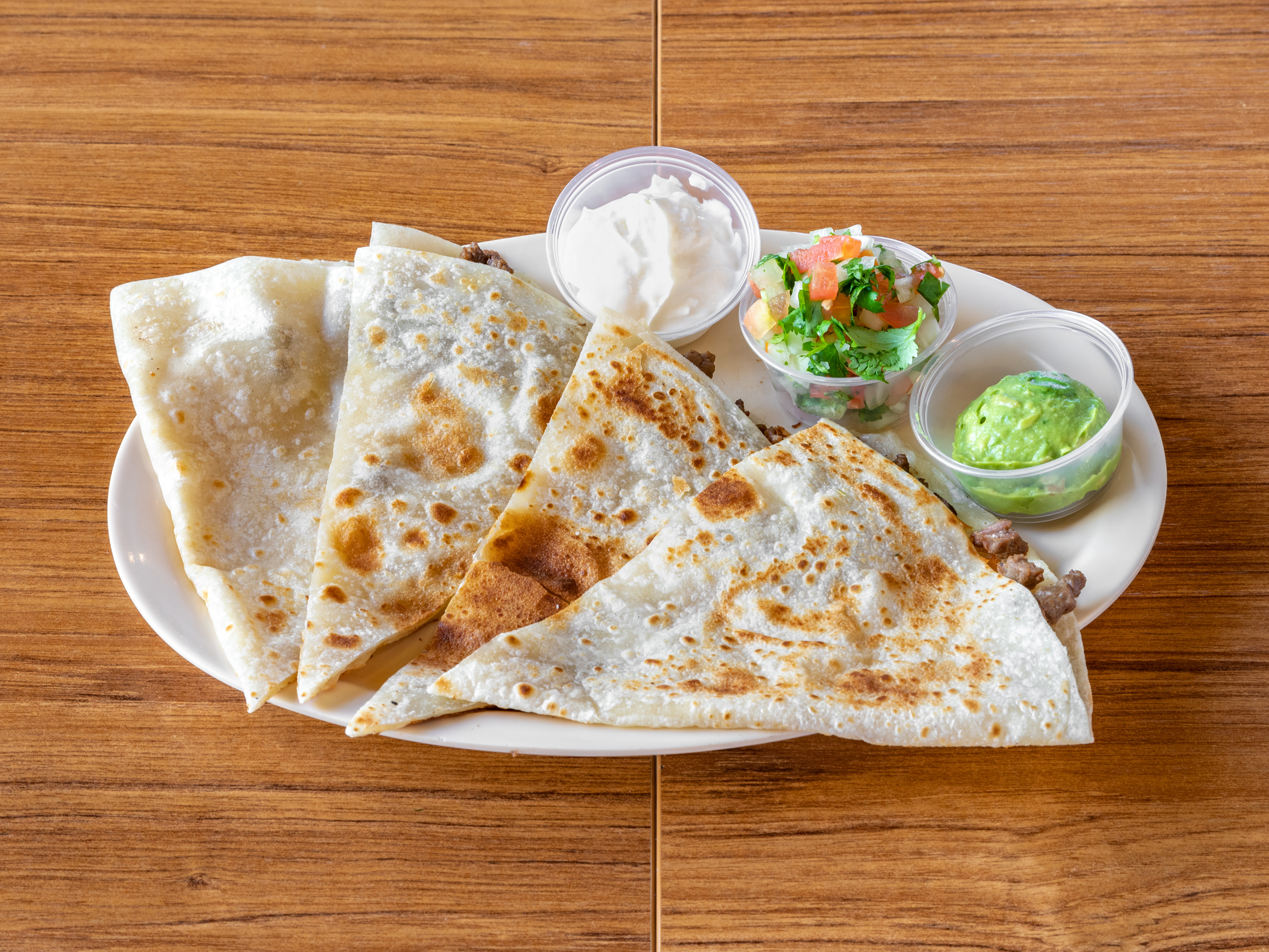 Order Meat Quesadilla food online from Rudy Mexican Grill store, Mesa on bringmethat.com