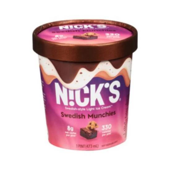 Order Nick's Swedish Munchies Ice Cream (1 Pint) food online from N!Ck Ice Cream store, Marietta on bringmethat.com