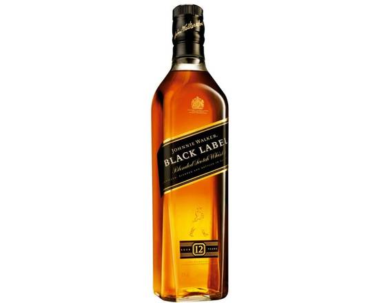 Order Johnnie Walker Black Label Scotch Whiskey, 375mL bottle (40% ABV) food online from Central Liquor Market store, Los Angeles on bringmethat.com