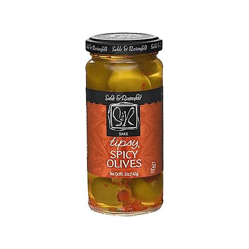 Order Sable & Rosenfeld Sake Tipsy Spicy Olives (5 OZ) 130532 food online from Bevmo! store, Chico on bringmethat.com