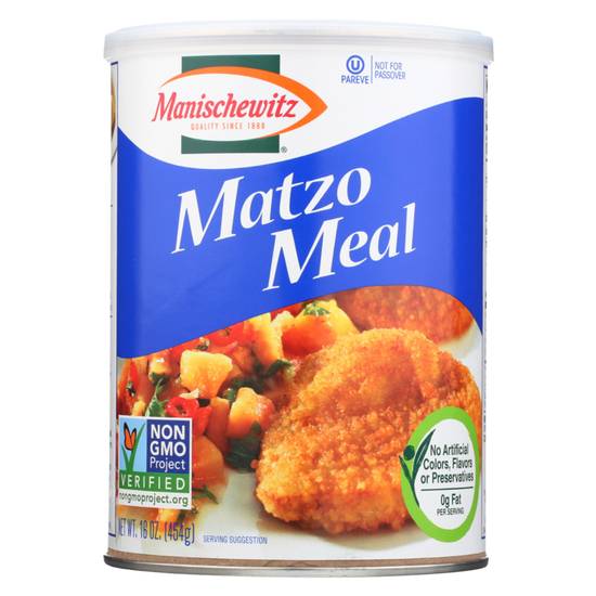 Order Manischewitz Matzo Meal 16oz food online from Everyday Needs by Gopuff store, Pittsburgh on bringmethat.com