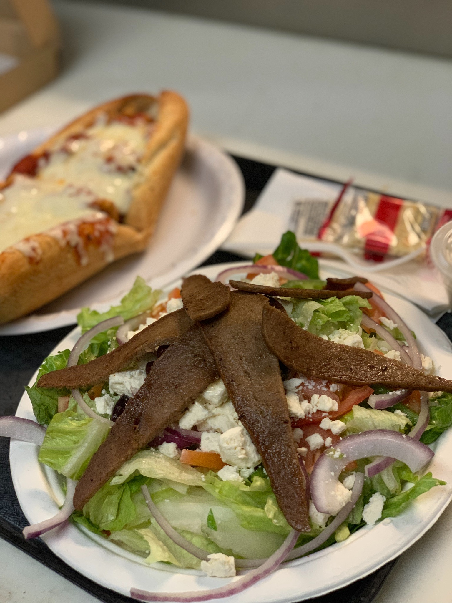 Order Gyro Salad food online from Boston Pizza store, Las Vegas on bringmethat.com