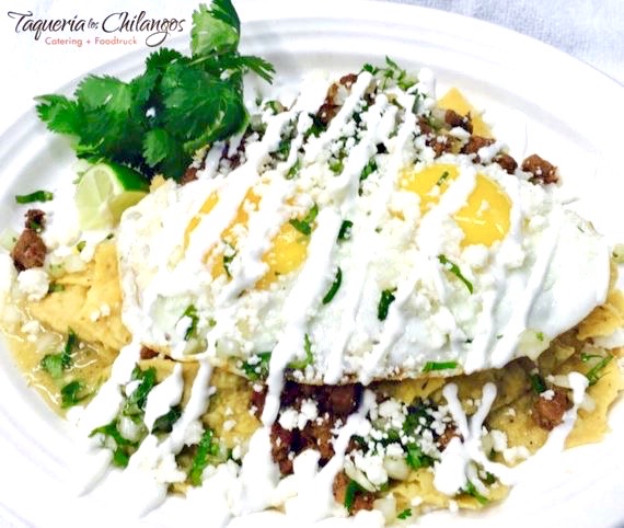Order Chilaquiles con Huevos food online from Taqueria Los Chilangos store, Kirkland on bringmethat.com