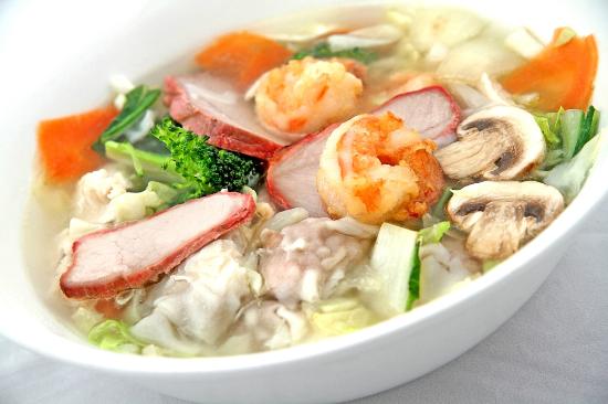 Order 20A. Large House Special Soup food online from Yum Yum's store, Mebane on bringmethat.com